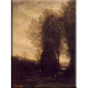   its Keeper 22x30 Streched Canvas Art by Corot, Jean Baptiste Camille