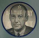 ADLAI STEVENSON FLASHER button pin Eisenhower Campaign  