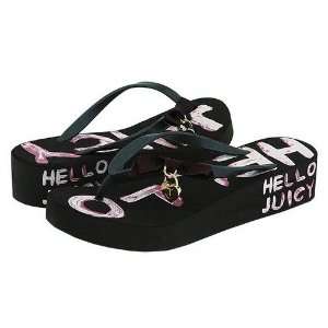  Hello Juicy Couture Flip Flop Thong Shoes Sandal Size 8 