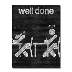  Well Done   Damn Funny Chalky Egg Graduation Greeting Card 