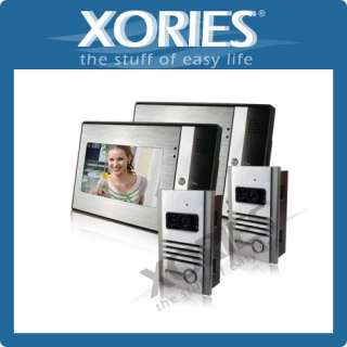 Video Door Phone 2 Monitors 2 Cameras Night Vision