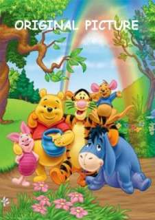 Winnie The Pooh Group Hug Cross Stitch Pattern  