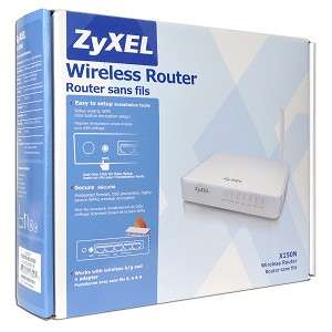 ZyXEL X150N 150Mbps 802.11n Wireless LAN/Firewall 4 Port Router