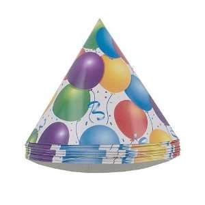  12 Packs of 8 Balloon Party Hats
