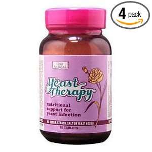  Only Natural Yeast Therapy   30 Tablets, Pack of 4 Health 