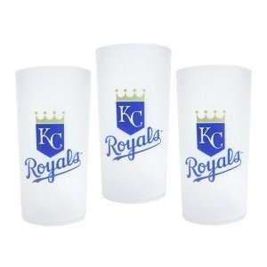  Kansas City Royals MLB 3 Piece Tumbler Set: Kitchen 