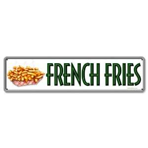  French Fries Food and Drink Metal Sign   Victory Vintage 