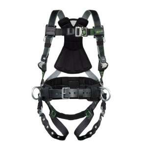  With DualTech Webbing, Side D Rings And Pad And Tongue Buckle Legs