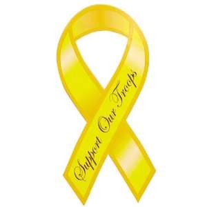  Support Our Troops Magnet   yellow ribbon: Kitchen 