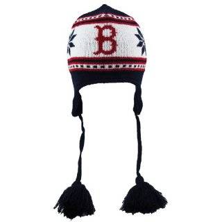 Boston Red Sox Wampa Knit Beanie Hat/Cap with Ear Flaps by Twins
