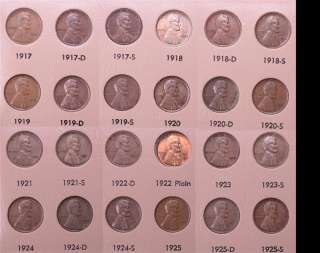 Complete Wheat & Memorial Penny Set with Silver Proofs XF GEM BU 1909 