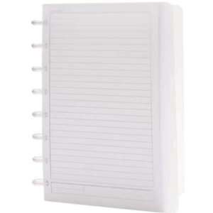   Plastic Cover Junior Size Frosted Clear Notebook