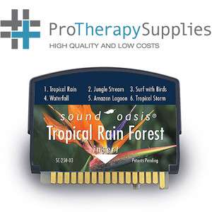 Sound Oasis Tropical Rain Exotic Card Noise Help Sleep  