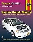 Haynes Publications 92037 Repair Manual (Fits: Toyota Corolla)