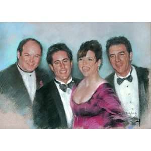  Seinfeld (George, Jerry, Elaine, Kramer) TV Poster Print 