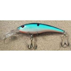  Neon Blue  Walleye Sauger Pike Bass Steelhead Crankbait Deep Troll 