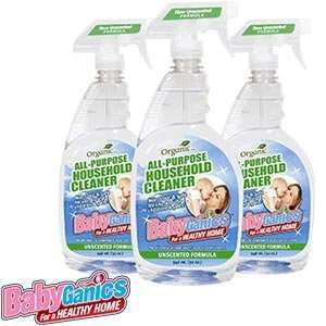 Baby Ganics All Natural Organic Cleaning Products 3 Pack All Purpose 