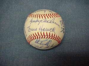 1989 Detroit Tigers team autographed baseball  
