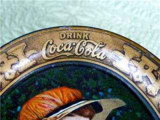 Original 1916 Drink Coca Cola Elaine Tip Tray. A beautiful oval tray 