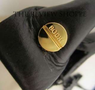 Bodhi Metallic Striped Drawstring Tote Bag Black/Brown/Gold NWT $198 