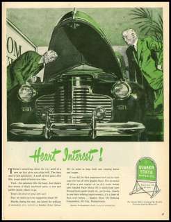 1946 vintage ad for Quaker State Motor Oil  