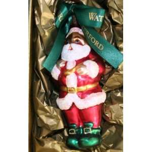 Waterford Holiday Heirlooms Santas Warm Wishes Christmas Blown Glass 