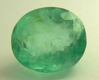 21.95carat Natural Colombian Emerald Oval Shape  