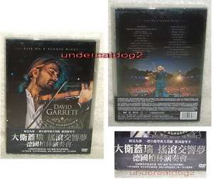 David Garrett Rock Symphonies Live Taiwan DVD w/OBI 044007434376 