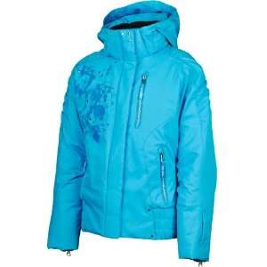    Spyder Heiress Ski Jacket blue bay 10  Kids: Sports & Outdoors