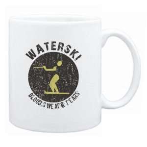  New  Waterski , Blood Sweat & Tears  Mug Sports