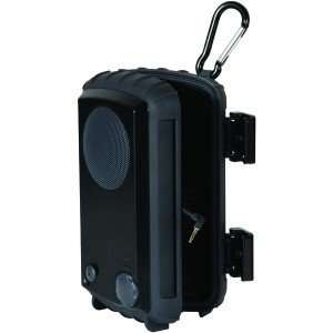   Rugged Waterproof Case with Built in Speaker (Black)