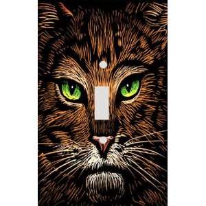 Cat Face Decorative Switchplate Cover