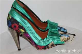 LANVIN for H&M Floral Bow Shoes Heels NIB 8 39  