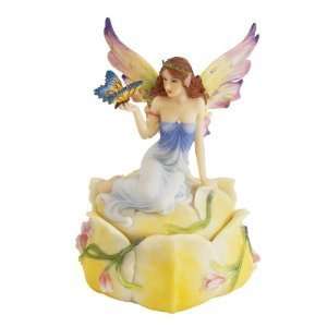  Xoticbrands Classic Fairy Statue Jewelry Treasure Box/gift 