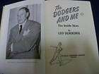 LEO DUROCHER THE DODGERS AND ME THE INSIDE STORY  