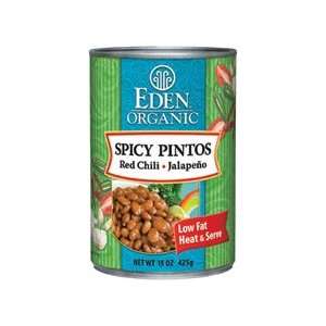 Eden Foods, Organic Spicy Pinto Beans With Jalapeno, 12/15 Oz  