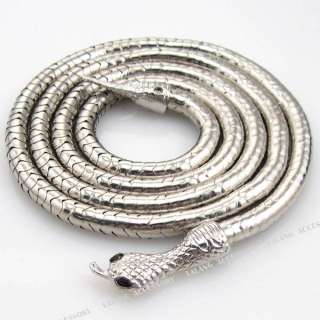 10x Free P&P New Wholesale Snake Head Necklace Bracelets Chain 95cm 