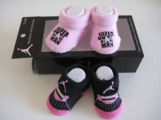  Nike Jordan Infant New Born Baby 0 6 Months Pink and Black 