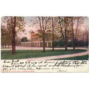 1905 Vintage Postcard Refectory   Washington Park   Chicago Illinois