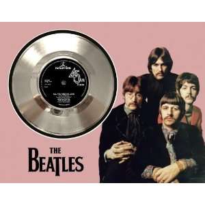  Beatles All You Need Is Love Framed Silver Record A3 