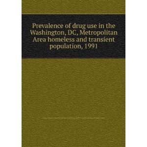  Prevalence of drug use in the Washington, DC, Metropolitan 