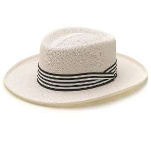  Dobbs Barbados Straw Summer Hat Fined Twisted Cord Gambler 