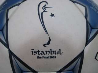 Adidas Final Istanbul 2005 Champions League Matchball with rare 