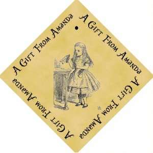   Square Gift Tags Alice in Wonderland Drink Me