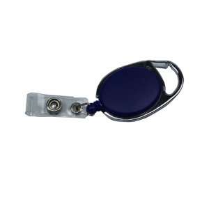   Carabiner Style Retractable Reel Key id badge Holder: Office Products