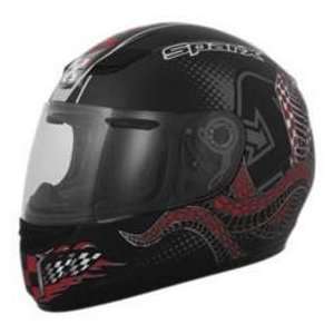  SPARX S07 COBRA SM MOTORCYCLE Full Face Helmet: Automotive