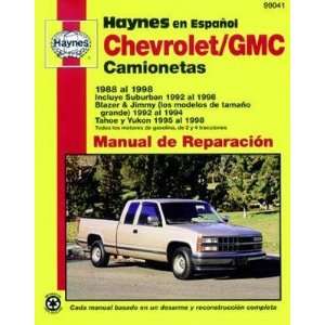 Haynes Manuals 99041 Chev Pu,88 98 (Spanish)