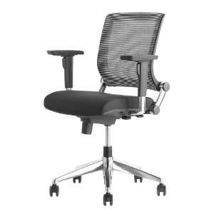   Friant Celesse High Back Task Chair Mesh Back Black: Office Products