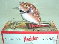 HEDDON PUNKINSEED 9630 FISHING LURE WBR BROWN CRACKLE  