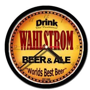  WAHLSTROM beer and ale cerveza wall clock: Everything Else